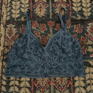 Womens slate grey adjustable Victoria’s Secret PINK bralette size medium (A-C)🩶